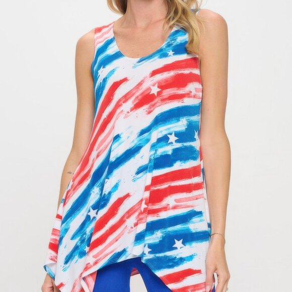 Hit Shark Bite Hem Tank - Picture 1 of 3